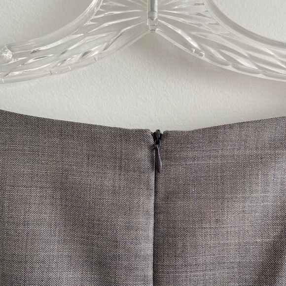 HOLIDAY PARTY VINTAGE YSL SILK COTTON RARE PREPPY OFFICE ACADEMIA V NECK DRESS - Picture 8 of 11